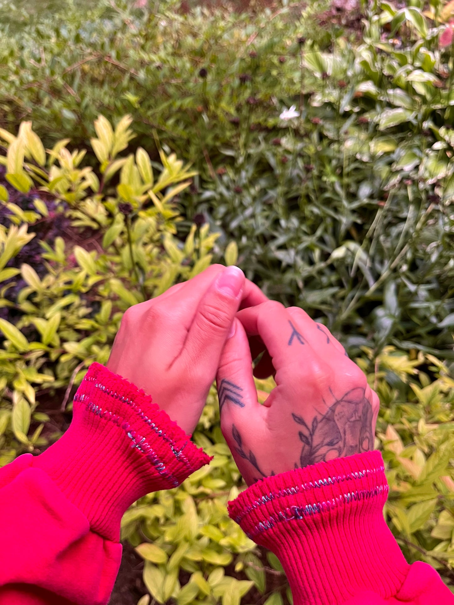 TANGIBLE MEDIA PATCHWORK SWEATSHIRT