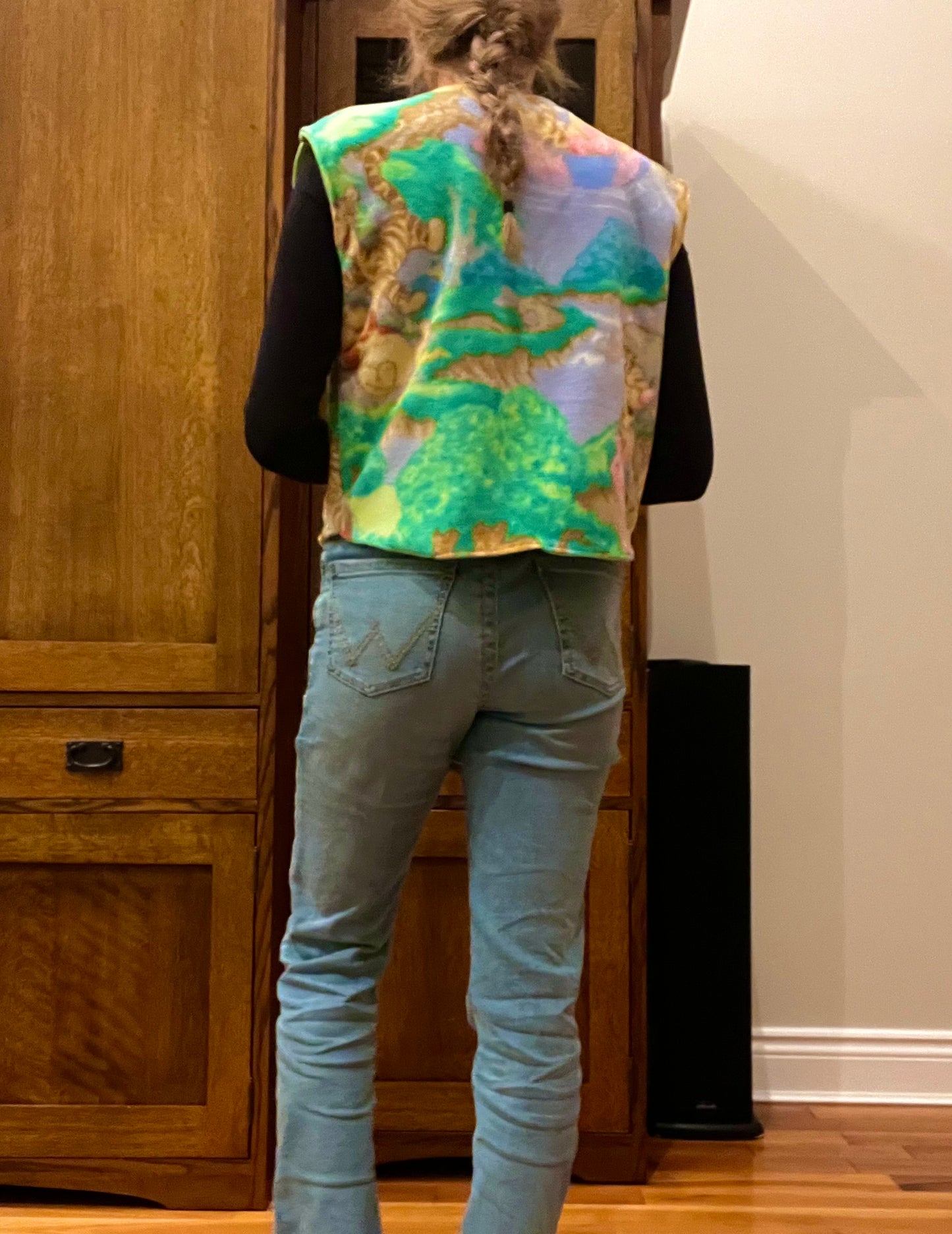 WINNIE THE POOH FLEECE UPCYCLE VEST