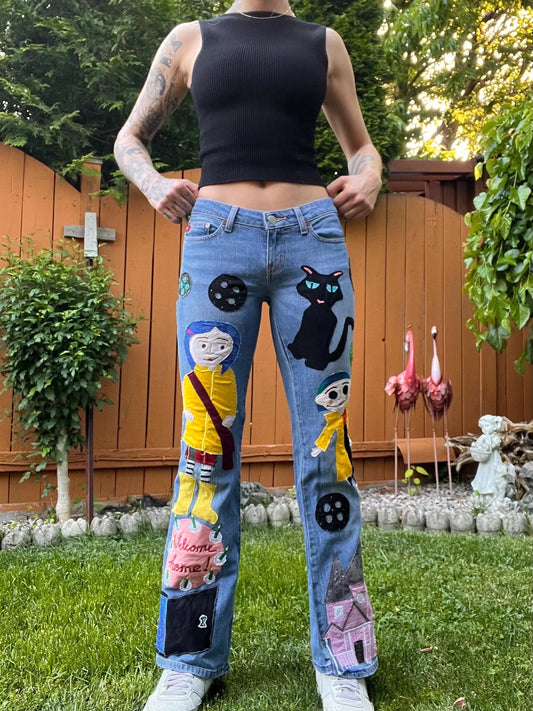 CORALINE PATCHWORK JEANS