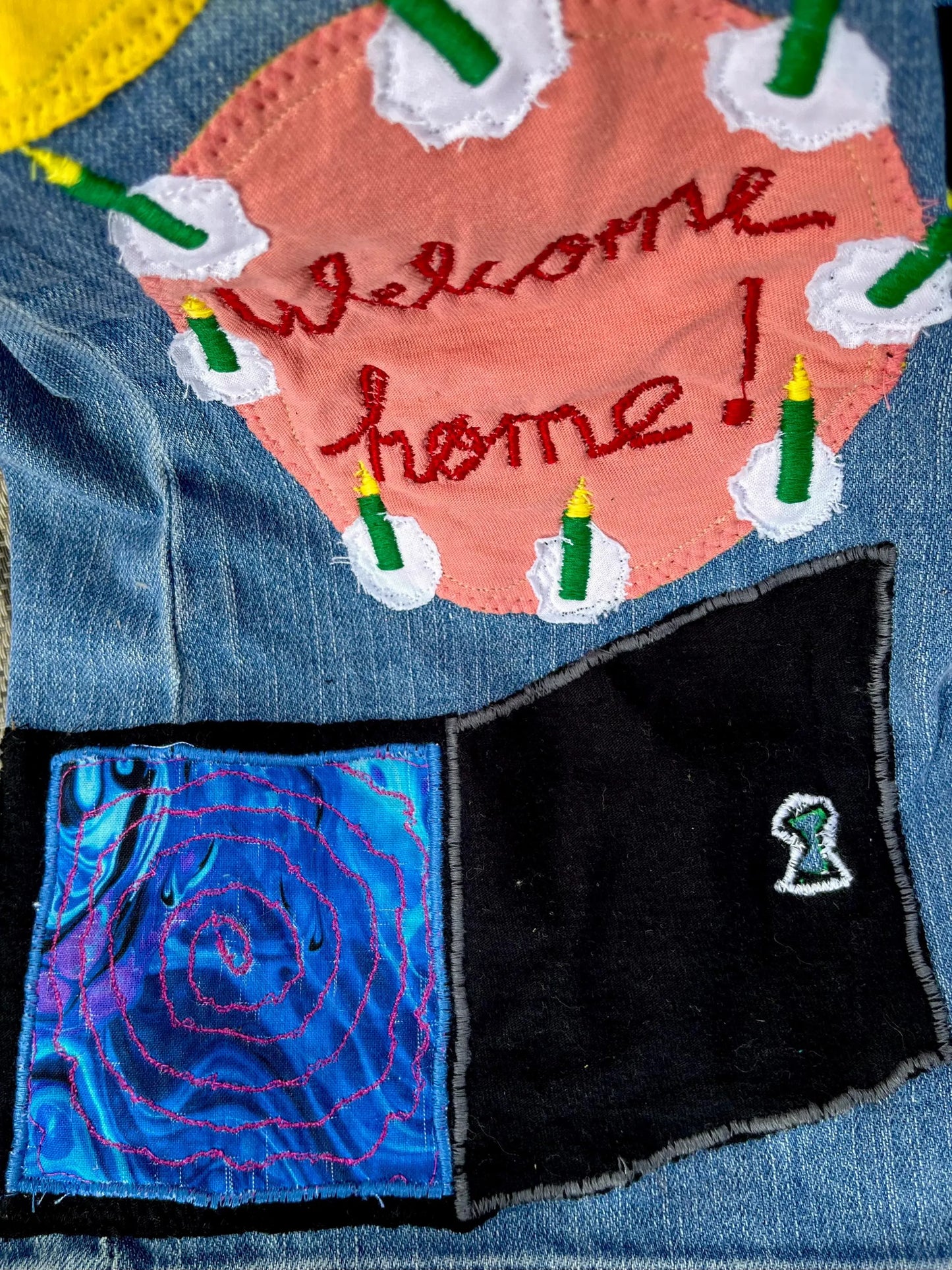 CORALINE PATCHWORK JEANS