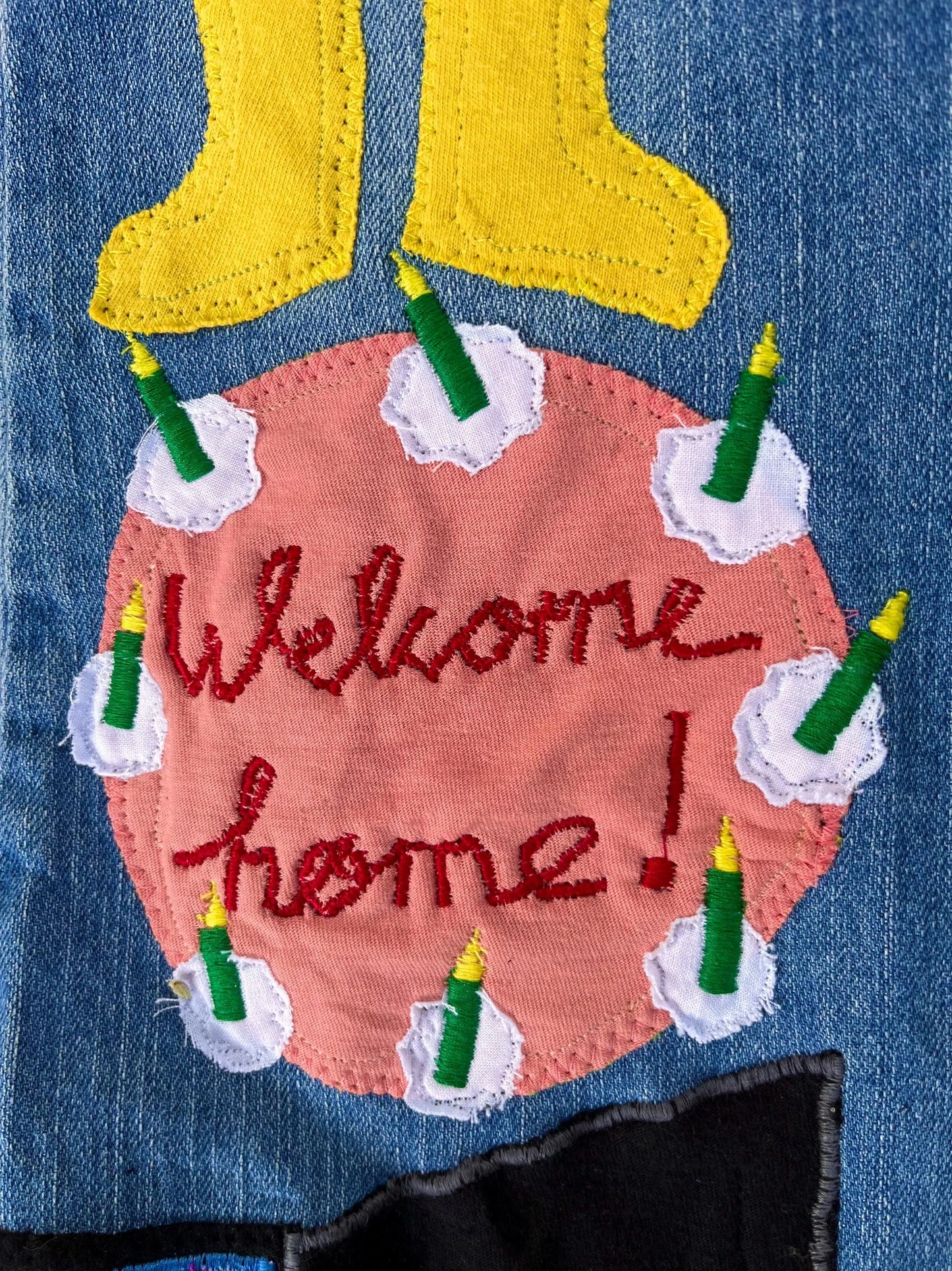 CORALINE PATCHWORK JEANS